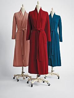 cashmere long robe
