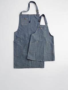 father + son aprons