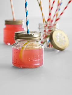 set of 12 glass mason jars