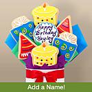 Happy Birthday Surprise Cookie Bouquet- 7 Piece