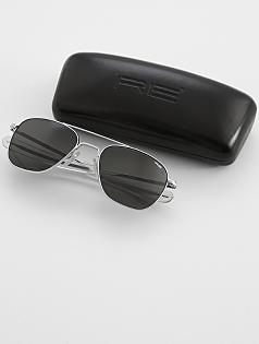 chrome randolph aviator polarized sunglasses