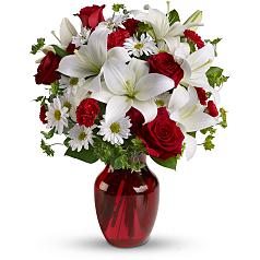 Be My Love Bouquet with Red Roses - Deluxe