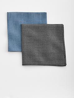 zb savoy all organic pocket square set