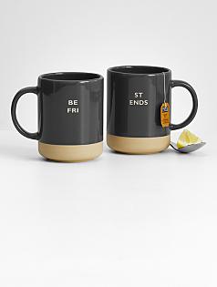personalized stoneware mug set