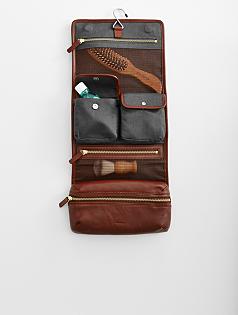 personalized leather travel case