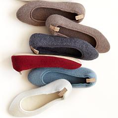 cashmere ballet slipper