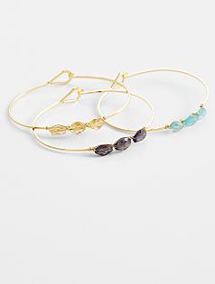 nugaard gemstone bangle