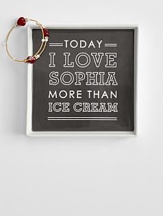 personalized i love you more than.. porcelain catchall