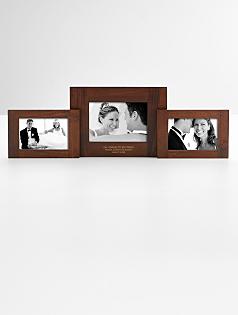 personalized wedding 3 piece swivel frame