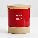 stoneware storage canister