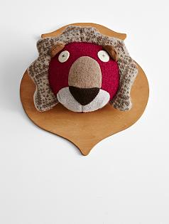 cate & levi animal head wall plaque