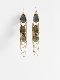 mabel chong chain cascade earrings