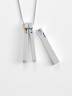 personalized milestones necklace