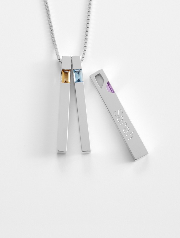 personalized milestones necklace