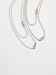 true blue friends necklace