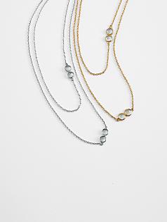 true blue friends necklace