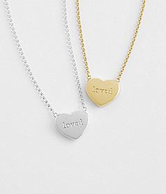 classic heart necklace