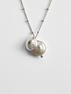 mabel chong coin pearl necklace