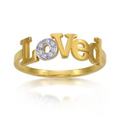 kacey k diamond loved ring
