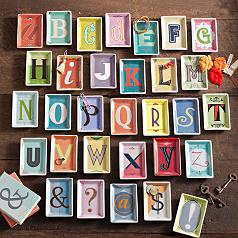 single initial mini valet