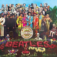 the beatles "sgt. pepper's lonely hearts club band" vinyl record