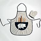 children's pig apron set