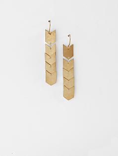chevron earrings
