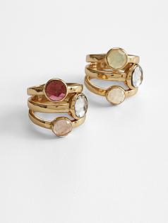 stacking gemstone ring