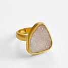 nina nguyen amelia white druzy ring
