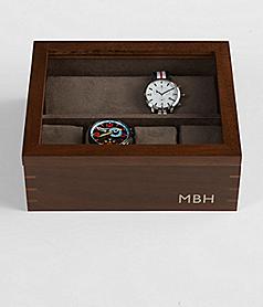 personalized wood watch case