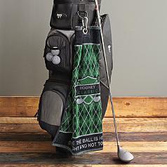 personalized golf towel