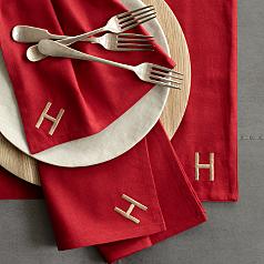 personalized kitchen napkins