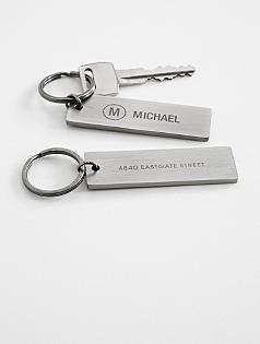personalized message key chain