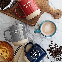 personalized stoneware mug