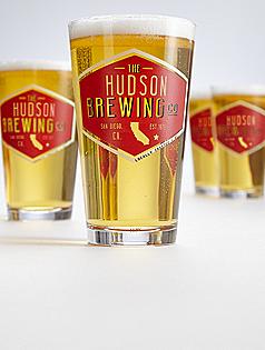 personalized state pub glasses