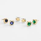 anniversary stone earrings