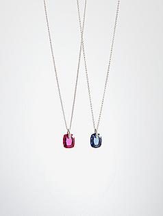 solitaire birthstone pendant