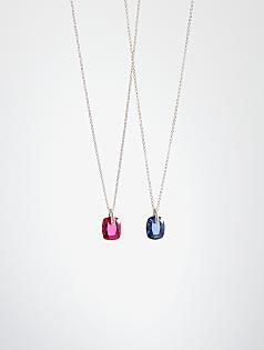 solitaire birthstone pendant