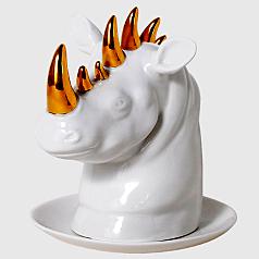 spiked guard rhino jewelry holder