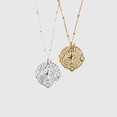 sophia + chloe compass journey necklace