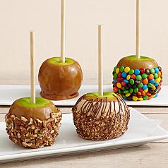 Hand-Dipped Caramel Apples - Candy Bar Collection