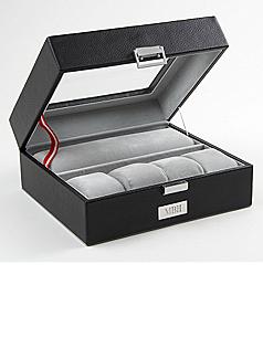 personalized men’s leather watch case