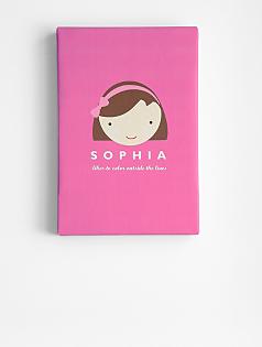 personalized kid's faces wall art