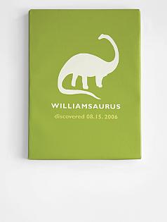 personalized dinosaur wall art