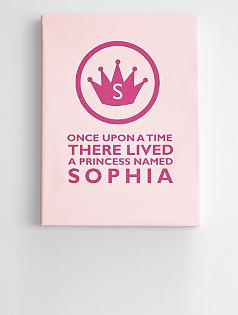 personalized princess wall art