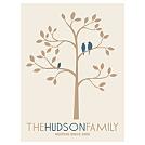 personalized family tree wall art