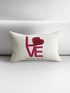 personalized love throw pillow cover