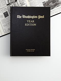 personalized washington post book - year edition