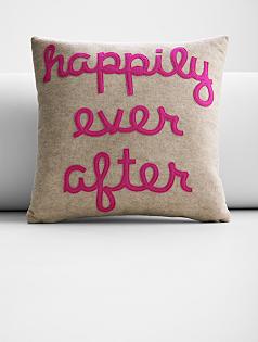 eco pillow - happily ever after