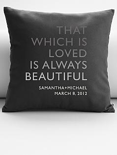 personalized always beautiful quote throw pillow cover